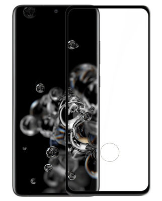 POWERTECH Tempered Glass 5D, Full Glue, Samsung Galaxy S20 Ultra, μαύρο