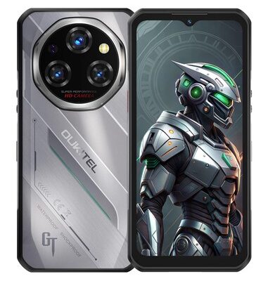 OUKITEL smartphone WP62, 6.6", 12/512GB, 5G, 11000mAh, IP68/IP69K/MIL-STD-810H, ασημί
