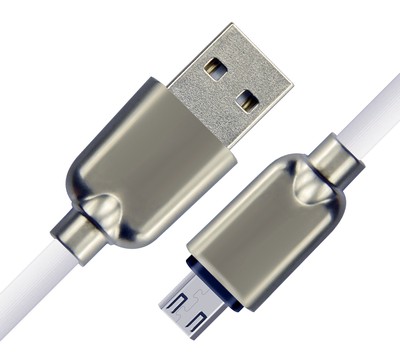 CABLETIME καλώδιο micro USB σε USB CT-PE32-ZFMC, 2A, 480Mbps, 1m, λευκό