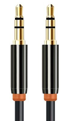 CABLETIME καλώδιο ήχου 3.5mm CT-AV311-P11G, gold plated, 3m, μαύρο