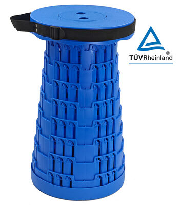 HOME USE πτυσσόμενο καρεκλάκι HUH-0234, αντοχή έως 250kg, 25.5x45cm, μπλε