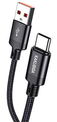 KAKUSIGA καλώδιο USB-C σε USB KSC-1000, 5A, 480Mbps, 3m, μαύρο