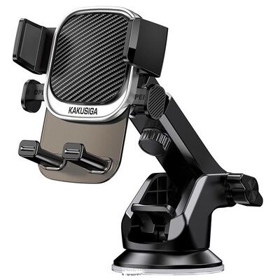 KAKUSIGA βάση smartphone αυτοκινήτου KSC-1566 για ταμπλό/παρμπρίζ, μαύρη