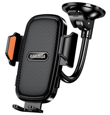 KAKUSIGA βάση smartphone αυτοκινήτου KSC-1723 για ταμπλό/παρμπρίζ, μαύρη