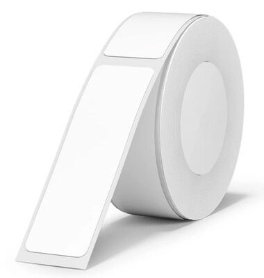 NIIMBOT ρολό θερμικών αυτοκόλλητων ετικετών T12X40-155-WH, 12x40mm, 155 ετικέτες, λευκό