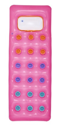 BESTWAY φουσκωτό στρώμα θαλάσσης 43040, 188x71cm, ροζ