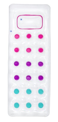 BESTWAY φουσκωτό στρώμα θαλάσσης 43040, 188x71cm, διάφανο