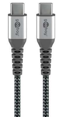 GOOBAY καλώδιο USB-C 49301, 60W, 480Mbps, 0.50m, μαύρο