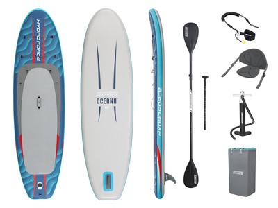 BESTWAY φουσκωτή σανίδα SUP/kayak Oceana 6532B με αποσπώμενο κάθισμα, 305x84x15cm, μπλε