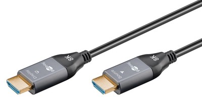 GOOBAY καλώδιο HDMI 2.1 76278 με Ethernet, AOC, 8K/60Hz, 48 Gbps, 50m, μαύρο