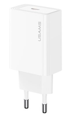 USAMS φορτιστής τοίχου CC329, USB-C, 30W, λευκός
