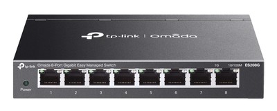 TP-LINK easy managed switch ES208G, 8x Gigabit θύρες, V1.0