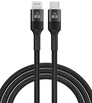 POWERTECH καλώδιο Lightning σε USB-C PTR-0203, PD 27W, 480Mbps, 1m, μαύρο
