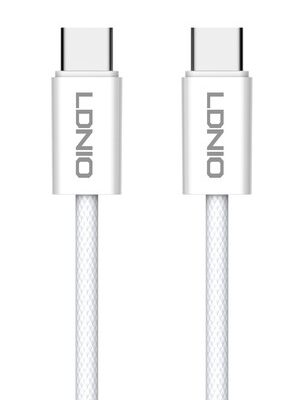 LDNIO καλώδιο USB-C iP-901c, 65W, 480Mbps, 1m, λευκό