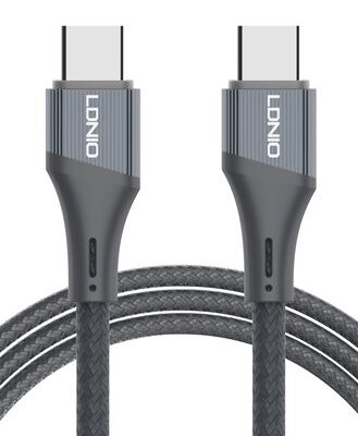 LDNIO καλώδιο USB-C LC632c, 100W, 480Mbps, 2m, μαύρο