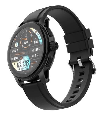 LDNIO smartwatch SW05, heart rate, 1.39" TFT, lP68, μαύρο