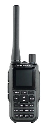 BAOFENG ασύρματος πομποδέκτης MINI-5, UHF/VHF, 5W/2W, μαύρος