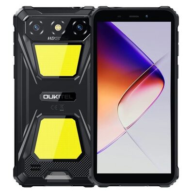 OUKITEL smartphone G5, 6", 4/256GB, 6300mAh, IP68/IP69K/MIL-STD 810H, μαύρο