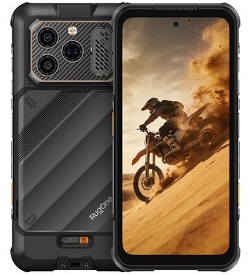 RUGONE smartphone Xever 8, 6.50", 8/128GB, 4800mAh, IP68/IP69K/MIL-STD-810H, μαύρο