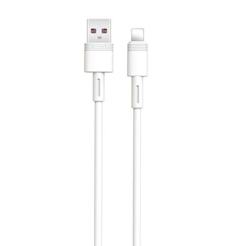 XO NB-Q166 5A ΚΑΛΩΔΙΟ ΦΟΡΤΙΣΗΣ FAST CHARGING LIGHTING ΛΕΥΚΟ