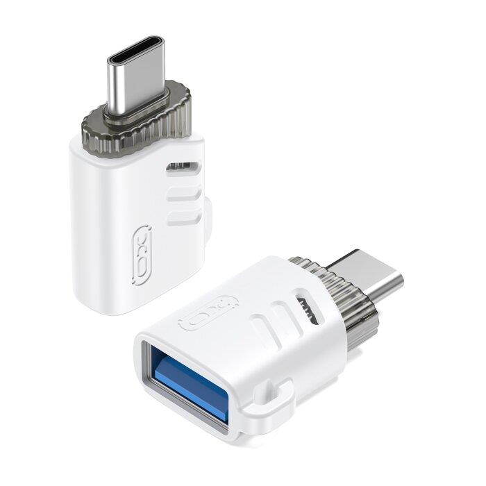 XO NB256B USB-A FEMALE TO TYPE-C OTG ADAPTER, ΛΕΥΚΟ