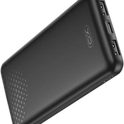 XO PB312, POWERBANK, 10000MAh, ΜΑΥΡΟ