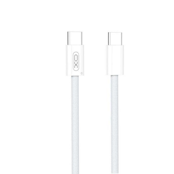 XO NB-Q260A ΚΑΛΩΔΙΟ ΦΟΡΤΙΣΗΣ TYPE-C ΣΕ TYPE-C, 27W, 1M, ΛΕΥΚΟ