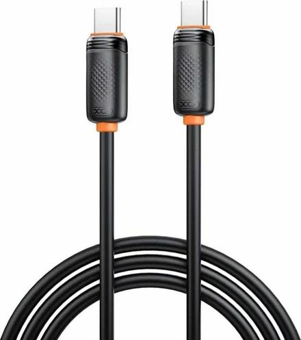 XO NB-Q302B, SHISHI SHUN SERIES, ΚΑΛΩΔΙΟ ΓΡΗΓΟΡΗΣ ΦΟΡΤΙΣΗΣ, TYPE-C ΣΕ TYPE-C, 60W, 1m, ΜΑΥΡΟ