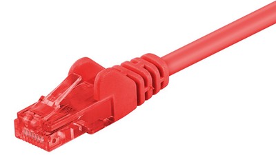 GOOBAY καλώδιο δικτύου 68441, CAT 6 U/UTP, CCA, 250MHz, 1m, κόκκινο