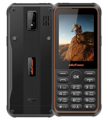 ULEFONE κινητό τηλέφωνο Armor Mini 3, IP68, 2.8", dual SIM, μαύρο