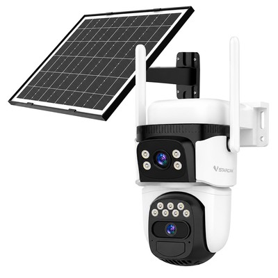 VSTARCAM smart ηλιακή κάμερα BG621DR, dual lens, 3MP, 4G, SD, PTZ, IP66