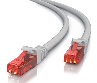 POWERTECH καλώδιο δικτύου CAB-N215, Cat 6 U/UTP, CCA 24AWG, 0.25m, γκρι