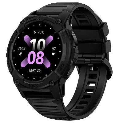 KOSPET smartwatch TANK S2, heart rate, 1.32" AMOLED, GPS, 5 ATM & IP69K, μαύρο