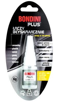 BONDINI κόλλα στιγμής Plus 02-040, 6g