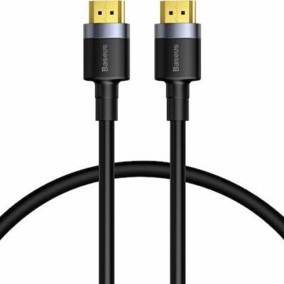 BASEUS CAFULE, ΚΑΛΩΔΙΟ HDMI, 4Κ, 1m, ΜΑΥΡΟ