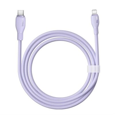 BASEUS PUDDING, ΚΑΛΩΔΙΟ ΦΟΡΤΙΣΗΣ, TYPE-C ΣΕ LIGHTNING, 2m, 20W, ΜΩΒ