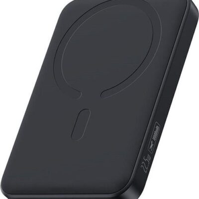 BASEUS ENERFILL FM11, ULTRA MINI ΜΑΓΝΗΤΙΚΟ POWERBANK, 10000MAh, 22.5W, ΜΕ ΚΑΛΩΔΙΟ TYPE-C, ΜΑΥΡΟ