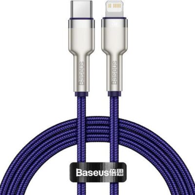 BASEUS CAFULE ΚΑΛΩΔΙΟ ΦΟΡΤΙΣΗΣ, TYPE-C ΣΕ LIGHTNING, 20W, 2M, ΜΩΒ