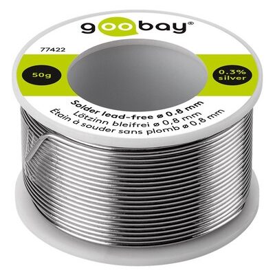 GOOBAY σύρμα συγκόλλησης 77422, Φ0.8mm, lead free, 50g