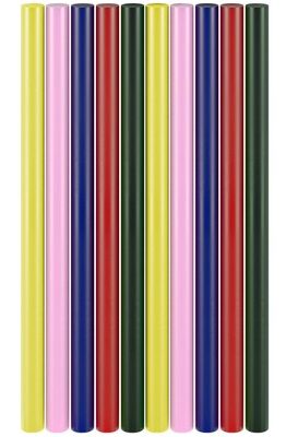 GOOBAY ράβδοι σιλικόνης 77856, Φ11mm x 200mm, διάφορα χρώματα, 10τμχ