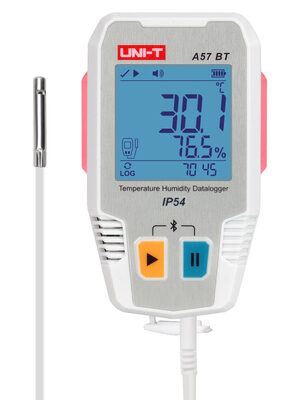 UNI-T ψηφιακό θερμόμετρο & υγρασιόμετρο A57 BT, -40~85 °C, Bluetooth, IP54