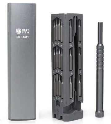 BEST σετ κατσαβίδι ακριβείας BST-1311 με 42 μύτες, με θήκη, 45τμχ