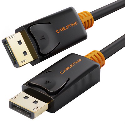 CABLETIME καλώδιο DisplayPort CT-AV585-01G, 4K/60Hz, 1m, μαύρο