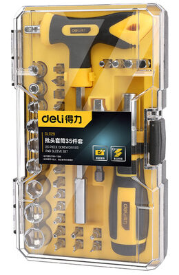 DELI σετ κατσαβίδια ακριβείας DL1129, 35τμχ