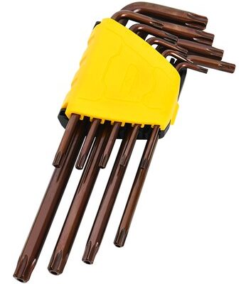 DELI σετ κλειδιά Torx DL230707G σε σχήμα L, T10-T50, 9τμχ