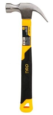 DELI σφυρί προκοβγάλτης DL5002 με αντιολισθητική Fiberglass λαβή, 500gr, 340mm