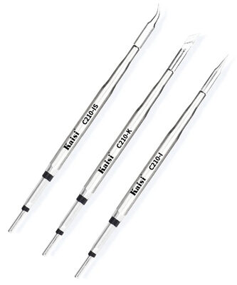KAISI σετ soldering tip C210, τύπου I/IS/K, 3τμχ