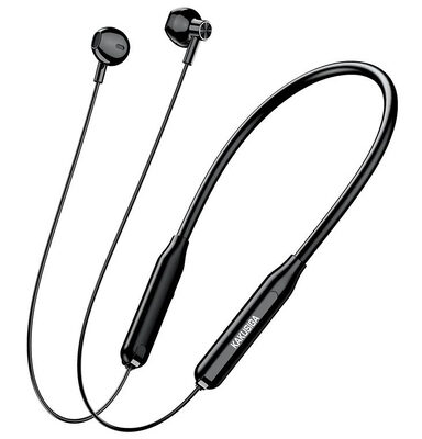 KAKUSIGA earphones KSC-1472 με μαγνήτη, Bluetooth, 10mm, 130mAh, μαύρα