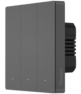 SONOFF smart διακόπτης M5-3C-86, τριπλός, WiFi, γκρι
