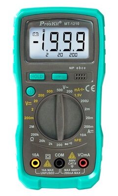 PROSKIT ψηφιακό πολύμετρο MT-1210, μέτρηση AC/DC